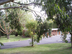 outside