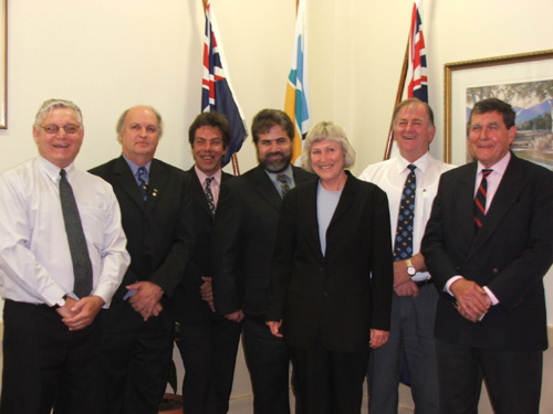 (From L-R) Cr Peter Paul, Cr John Duscher, Cr Gareth Barlow, Cr Kelly Simrajh, Cr Veronica Dowman, Cr Neville Goodwin and Cr Ross Smith.