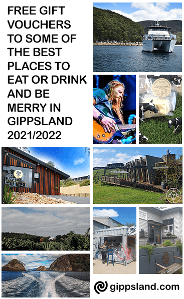 Free gift vouchers for some of Gippsland�s best places to eat, drink and be merry