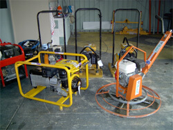 TTE Hire for concrete equipment hire like electrical petrol generator hire and concrete helicopter hire in Traralgon, Morwell and Moe