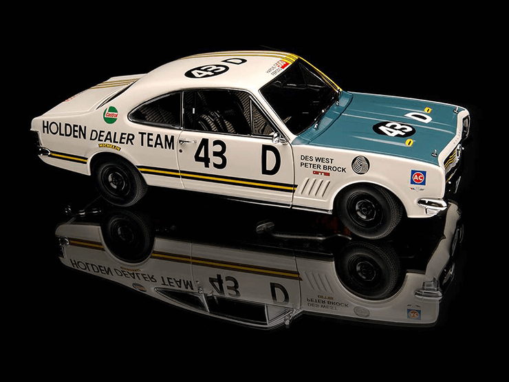 Check out this Des West Peter Brock Mezera scale model (classic Australian racing car) from Diecast Addicts in Traralgon, Gippsland