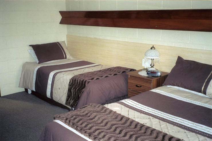 View with second bed at the Morwell Parkside Motel - accommodation in the CBD